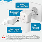 Ceptics Italy Travel Plug Adapter, Chile Plug Adapter - Image 5