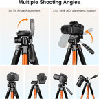 Tripod for Camera, Professional Heavy Duty Compact Camera Stand for Phone - Image 7