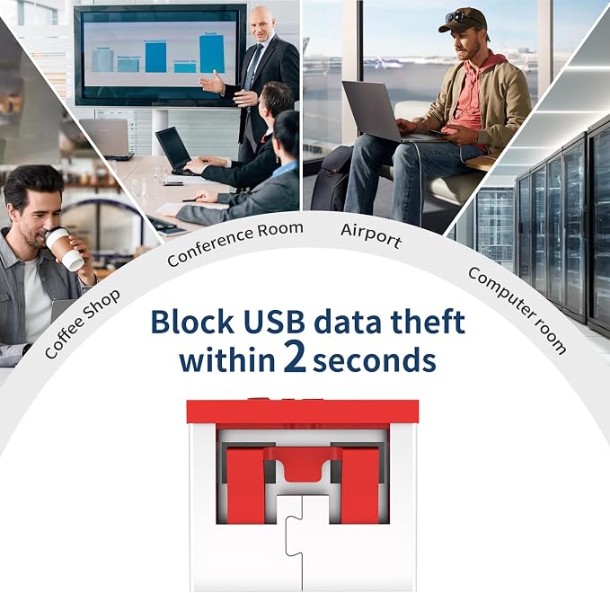 12PCS USB Metal Port Lock Blocker - Image 4