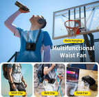 Socool 20000mAh Portable Waist Fan Clip on Wearable Belt Personal Fan - Image 7