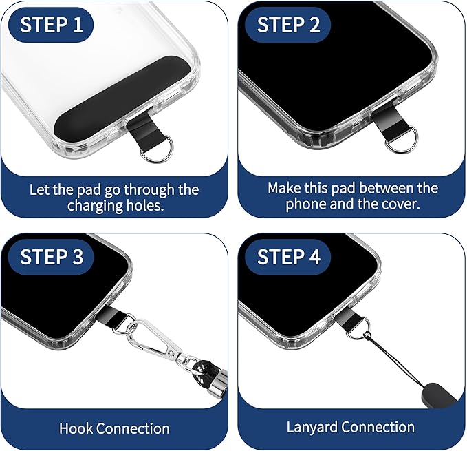 CACOE Cell Phone Lanyard Universal Crossbody Multifuctional Lanyard Compatible - Image 3