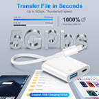 USB C to OTG Cable Charger Adapter - Image 2