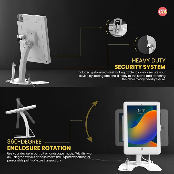 Dual Locking Stand – CTA Security Kiosk - Image 3