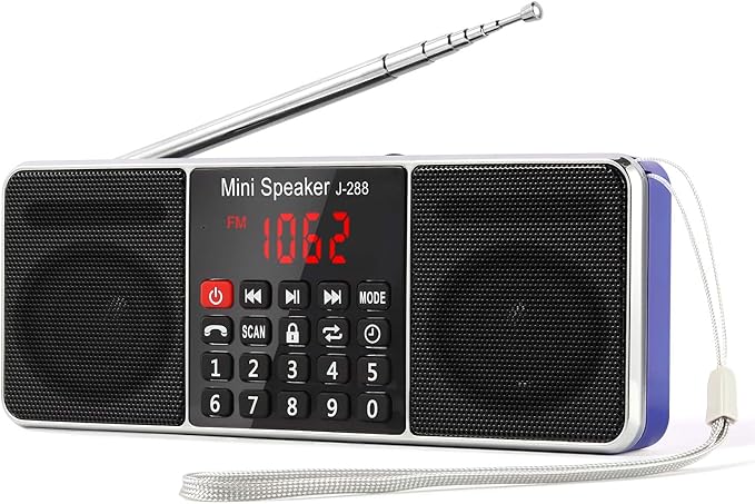 PRUNUS J-288 Portable Radio AM FM Radio by PRUNUS