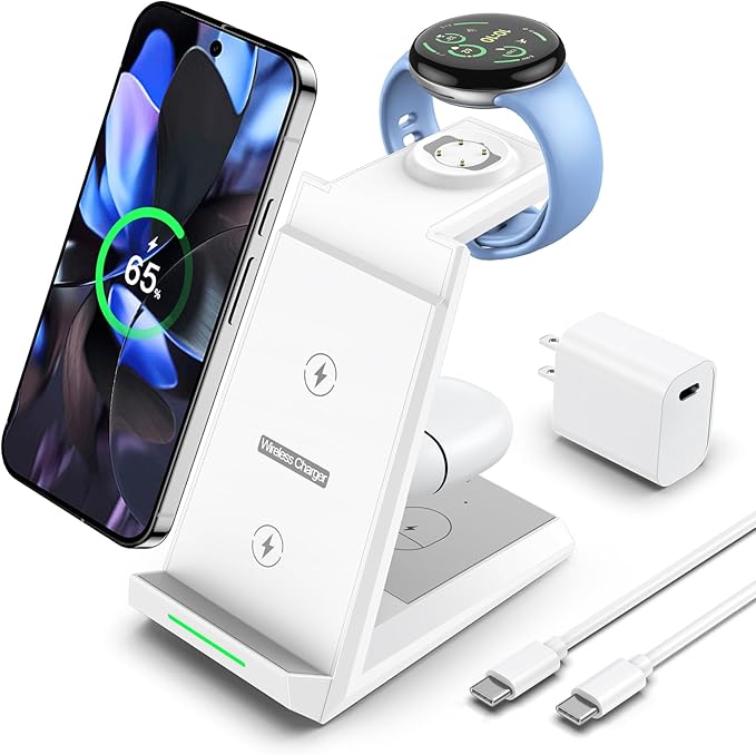 NANAMI Wireless Charger for Google - 3 in 1 Wireless Charging Station Fast by NANAMI