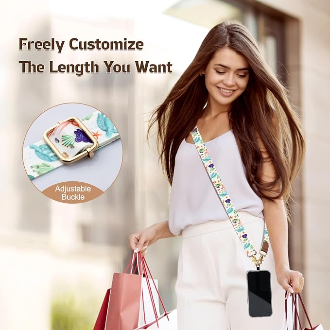TiMOVO Phone Lanyard Crossbody Wrist Strap, Adjustable Anti-Theft Strap - Image 3