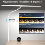 EYOCEAN Desk Lamp, 31.5" Desk Light - Image 8