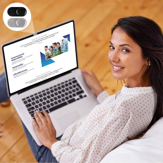 6 Pack Laptop Camera Cover Slide, 0.023 Inch Ultra-Thin Webcam Cover, Phone - Image 7