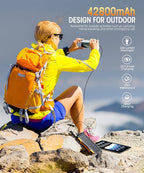 Mregb Solar Charger Power Bank 42800mAh, Portable Charger, Solar Power Bank - Image 7