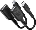 BLACK+DECKER USB C to USB A Adapter, USB C Male to USB Female Adapter Nylon by BLACKDECKER