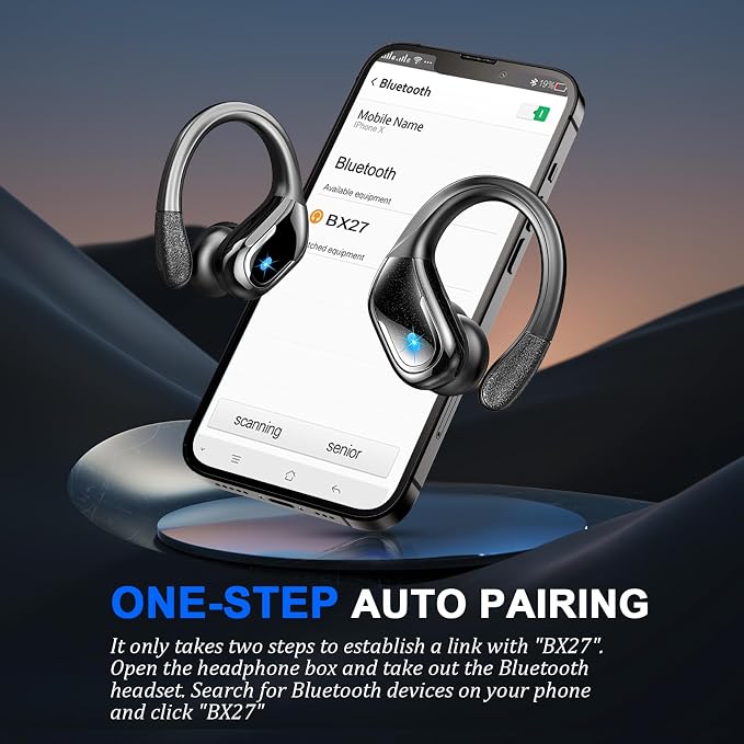 Wireless Earbud, 75Hrs Bluetooth 5.4 Headphones IP7 Waterproof - Image 7