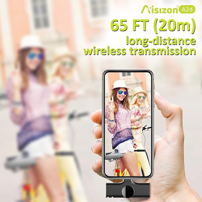 Wireless Mics, Wireless Clip on Microphones, Lapel Microphone A2d One Pair Two - Image 5