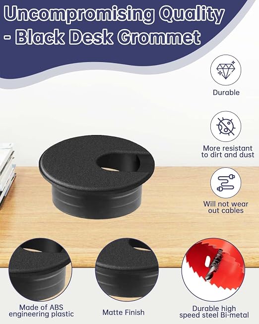Desk Grommet & Cable Grommet 1-3/8 Inch - Image 3