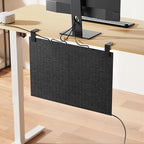 No Drill Under Desk Cable Management and Privacy Panel 2 in 1 | Modesty Panel - Image 2