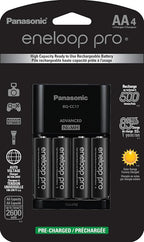 Panasonic K-KJ17KHCA4A Advanced Individual Cell Battery Charger Pack by eneloop