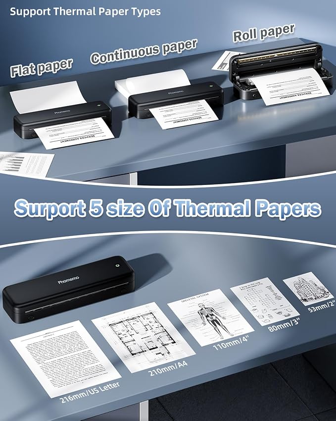 Phomemo M834 Portable Printer Wireless - Image 5