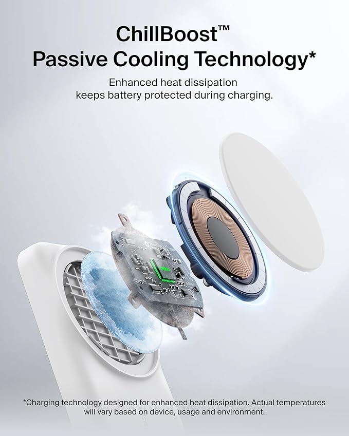 Belkin MagSafe Charger Compatible, 2-in-1 Charging Station, Qi2.2 25W Magnetic - Image 3