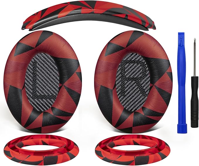 SOULWIT Ear Pads Cushions + Headband + Silicone Earpads Cover Protector by SOULWIT
