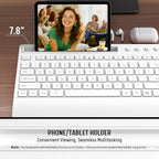 White Wireless Keyboard and Mouse Combo - Image 3