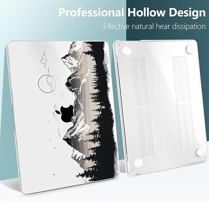 TWOLSKOO Compatible with M4 MacBook Air 13.6 inch Case 2025-2022 Release M4 - Image 5