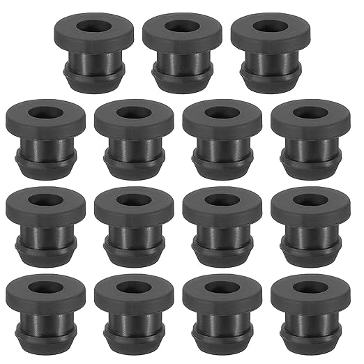 PATIKIL 7.5mm / 5/16 Inch Drill Hole, 3/16 Inch ID Rubber Grommets by PATIKIL