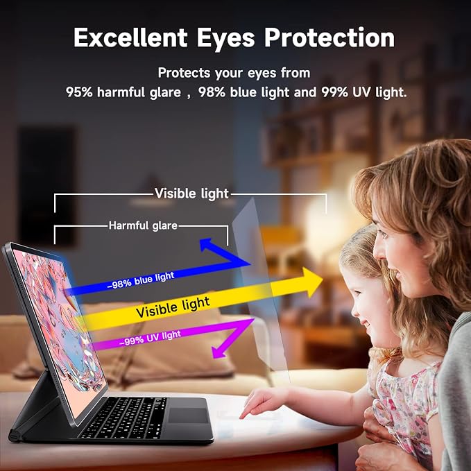 2 Pack Screen Protector for iPad Pro 11 & iPad Air 5/4, Ultra HD, Anti Glare - Image 2