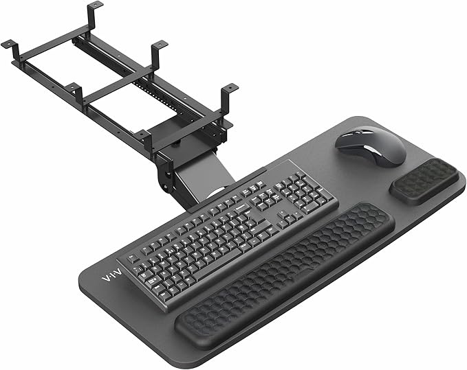 VIVO Premium Adjustable Computer Keyboard and Mouse Platform Tray, Ergonomic by VIVO