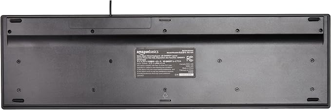 Amazon Basics Wired QWERTY Keyboard, Works - Image 4