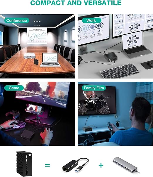 Tiergrade USB C Docking Station Dual Monitor - Image 5