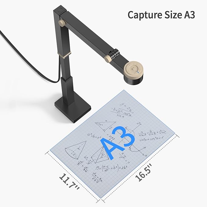 CZUR Fancy Pro 8MP USB Document Camera - Image 3