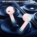 Wireless Earbuds, 40H Playback Mini Case IP7 Waterproof Sports Earphones - Image 6