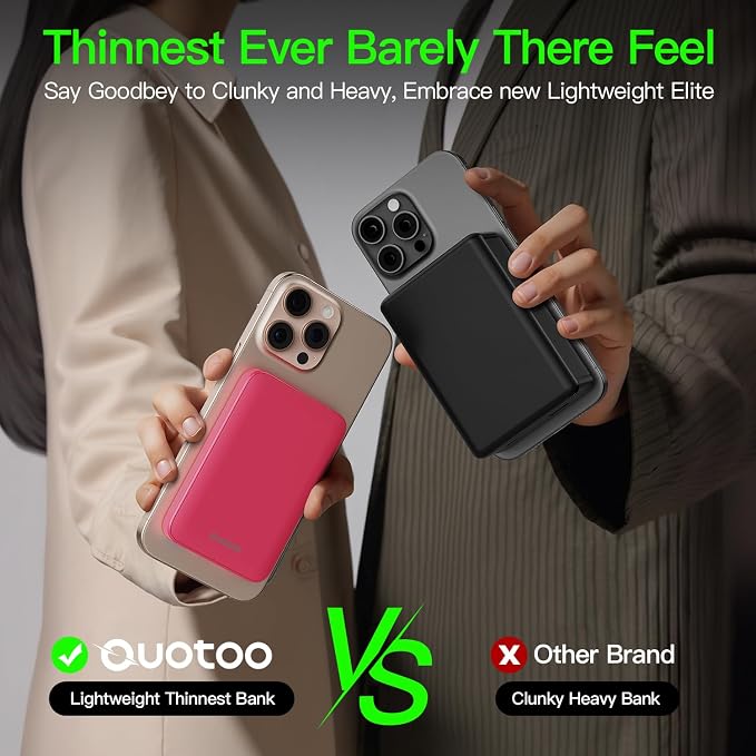 2025 Magnetic 15W Power Bank for iPhone, 5000mAh Magsafe Battery Pack - Image 5