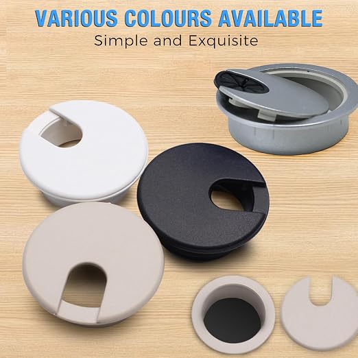Desk Grommet 1-3/8", Desk Cord Hole Cover, Cable Grommet ABS Plastic, Desk Hole - Image 7