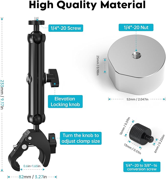 XLTTYWL 2025 Starlink Mini Pole Mount Kit, Aluminum Mini Starlink Tripod Adapter - Image 2