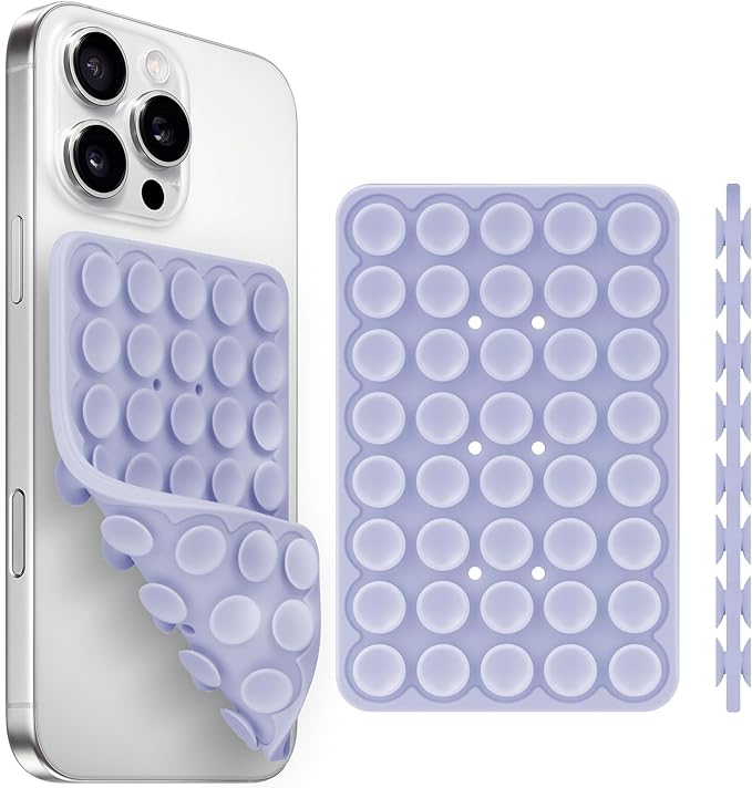 Silicone Suction Cup Phone Case Mount Double Sided, Phone Accessories by Yojaro