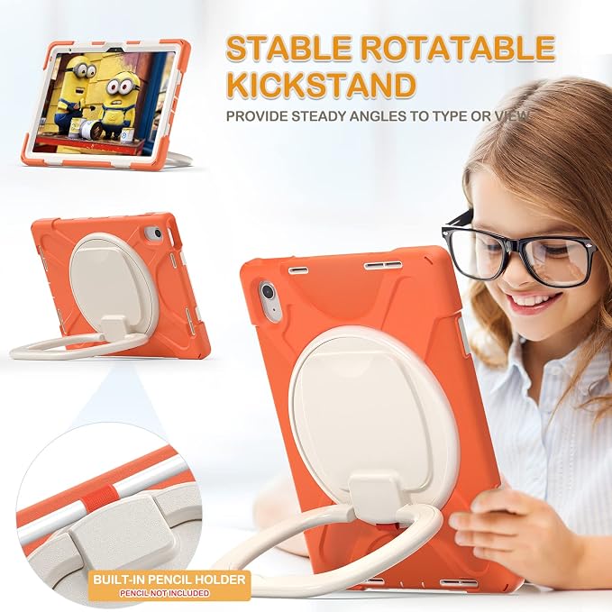 BRAECN Kids Case for iPad 11th/10th Generation 11”/10.9'' 2025/2022, Rugged - Image 3