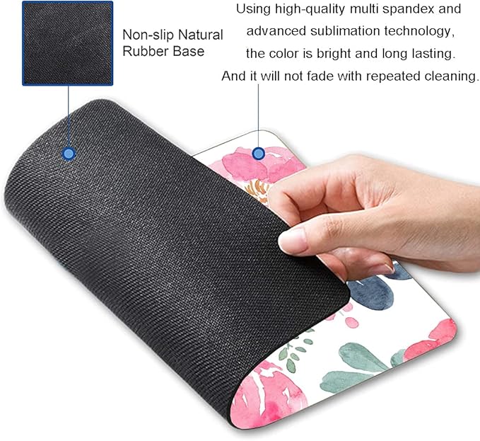 Mouse Pad, Premium-Textured Mouse Mat, Non-Slip Rubber Base Mousepad - Image 2