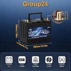 GROUP24 12V 60AH Car Battery High-Performance Lithium Start-Stop Battery - Image 2
