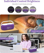 COLSUR 6-in-1 Bluetooth Speaker Alarm Clock - Image 6
