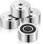 Facmogu 4PCS Silver Aluminum Alloy Speaker Isolation Feet, Turntable Isolation - Image 2
