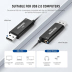 NEEWER USB Lapel Microphone, Plug & Play Mini Omnidirectional Clip On Lavalier - Image 3