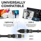 Rolling Square inCharge XS - 240W 4in1 Keyring Cable | Fast Charging & Data - Image 2