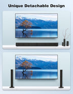 2 in 1 Separable Sound Bar for Smart TV, 2.2 Channel 32Inch Bluetooth 5.0 TV - Image 2