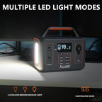 ALLWEI Portable Power Station 300W, 280Wh Solar Generator - Image 4