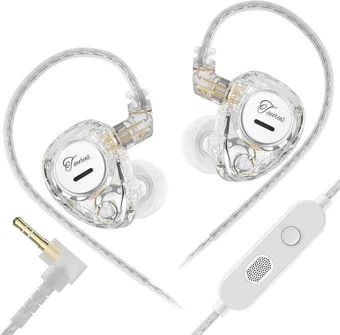 KZ Taurus in Ear Monitor Headphones, Horizontal 2DD Gaming IEM Earbuds Wired in by KEEPHiFi