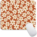 Square Mouse Pad Cute Flowers, Personalized Premium-Textured Custom Mouse Mat by Armanza