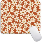 Square Mouse Pad Cute Flowers, Personalized Premium-Textured Custom Mouse Mat by Armanza