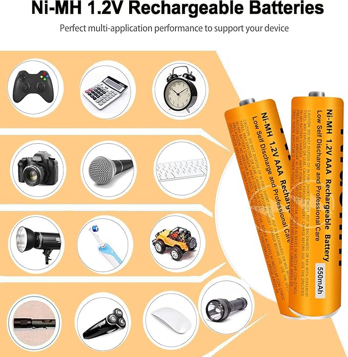 8 Pack NI-MH AAA Rechargeable Battery - Image 7