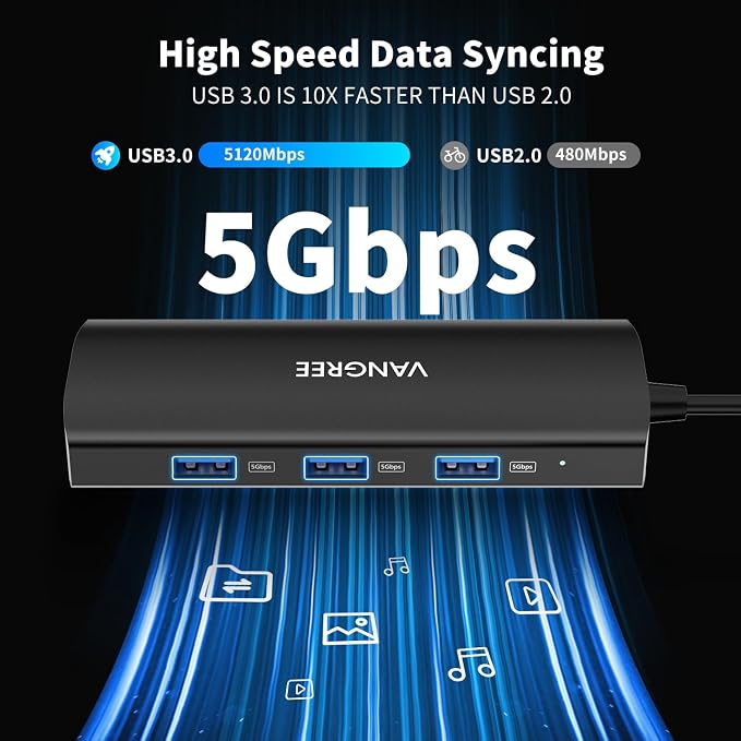 USB C to USB C Hub 10Gbps, 3 USB 3.2 Gen 2 Ports, 4K@60Hz HDMI, 100W PD - Image 8