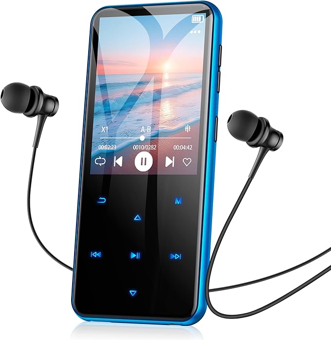 AGPTEK 32GB MP3 Player with Bluetooth, M3 2.4 inch Music Player with Speaker by AGPTEK